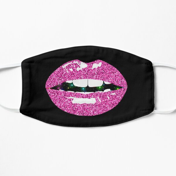 PINK GLITTERY KISS Mask