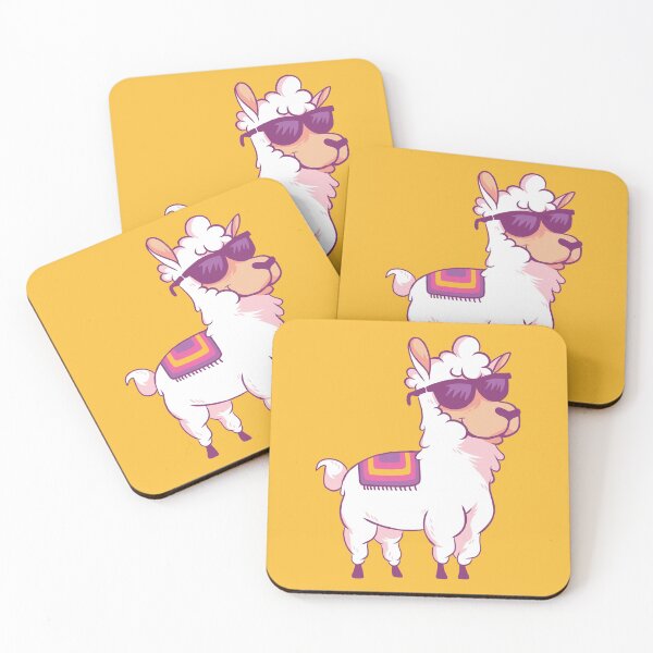 Item preview, Cool Cartoon Llama with Sunglasses designed and sold by cutenfunny.