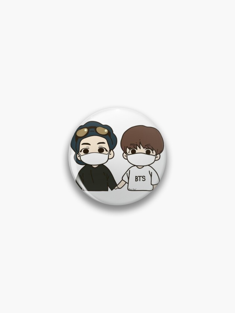 Bts Taehyung And Jungkook Cute Fanart Pin By Robertk851 Redbubble