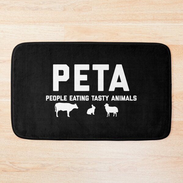 Item preview, PETA People Eating Tasty Animals designed and sold by Raw Creative Prints.
