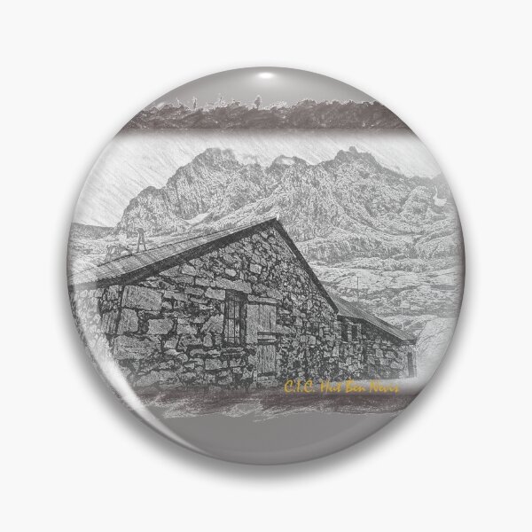 Item preview, Landscape Digital Artwork C.I.C. Hut Ben Nevis Scotland designed and sold by Stravaigin.