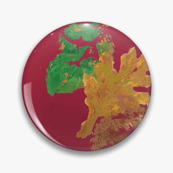 Item preview, Four Autumn Leaves, dark red background designed and sold by djrunnels.