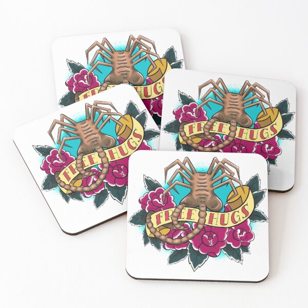 Item preview, Free Hugs Alien Facehugger Tattoo Flash Art  designed and sold by ursaink.