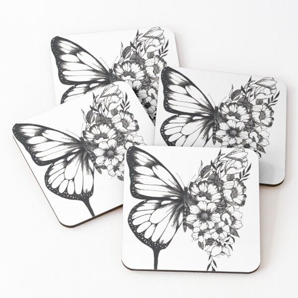 Item preview, Butterfly and flowers designed and sold by WEShop23.
