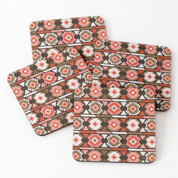 Item preview, Kilim Abundance Pattern - Teak & Red designed and sold by Cat Coquillette.
