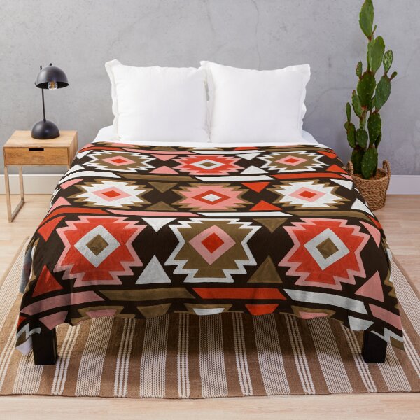 Item preview, Kilim Abundance Pattern - Teak & Red designed and sold by Cat Coquillette.