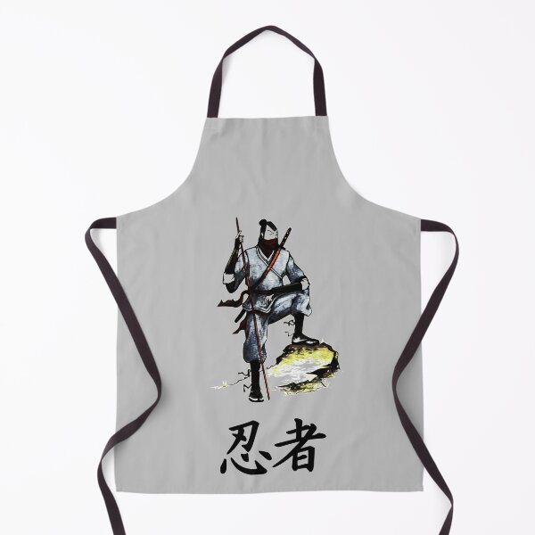 Item preview, Ninja Kanji Japón Script Caligrafía Shinobi Ninjutsu Silueta designed and sold by h44k0n.