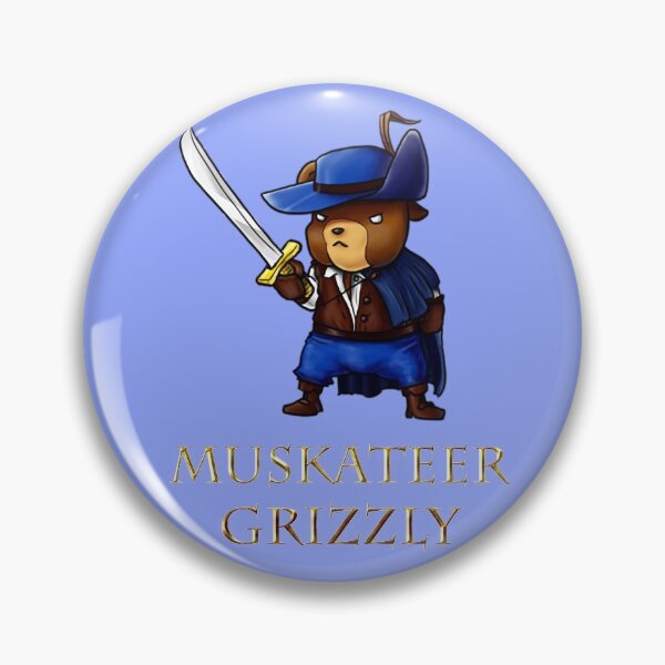 Item preview, Muskateer Grizzly Bear designed and sold by Blue Boi.