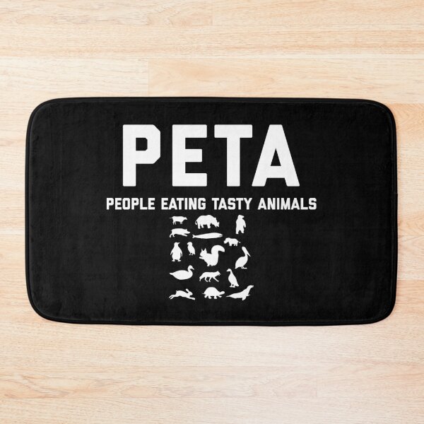 Item preview, PETA People Eating Tasty Animals designed and sold by Raw Creative Prints.