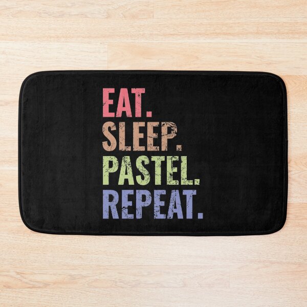 Item preview, Pastel Eat Sleep Repeat designed and sold by getgr4phicz.