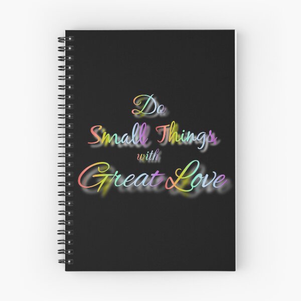 Item preview, Do small things with great love rainbow quote designed and sold by artlinked7.