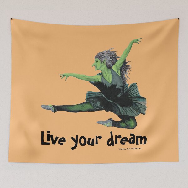 Item preview, Ballet Dancer Fantasy Image designed and sold by HelmsArt.