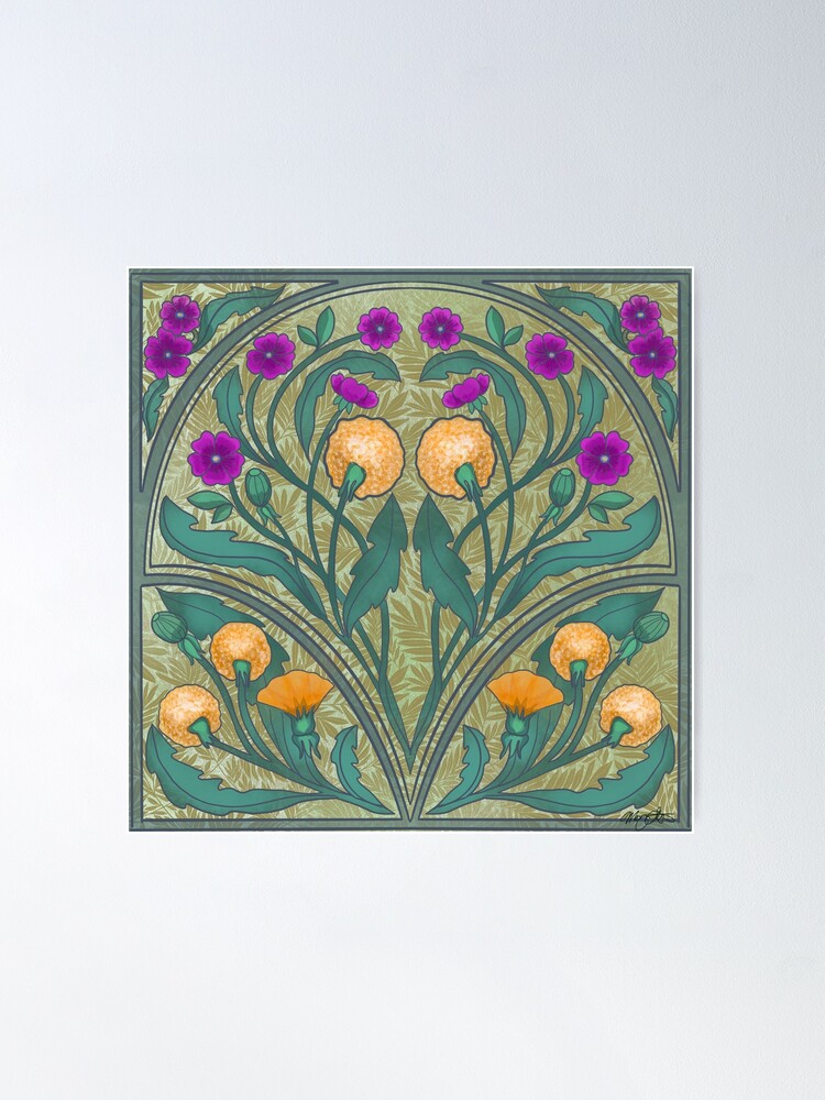 Alternate view of Dandelion and Primrose Poster