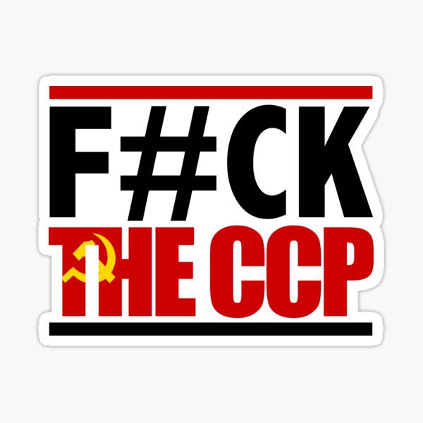 F # CK El PCCh Pegatina