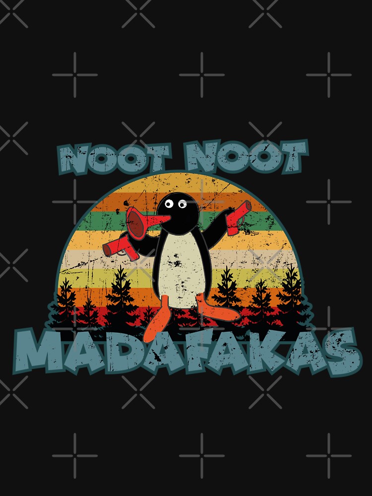 Imagen 7 de 7, Camiseta esencial con la obra Noot Noot Madafakas Meme Pingu Distressed vintage old retro style, diseñada y vendida por tinypurpleland.