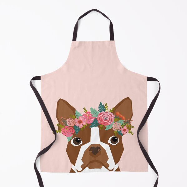 Item preview, Liver Border Collie flower crown - border collie, floral crown, flower crown, dog, dog sticker, cute dog, pink, pink floral, tricolored designed and sold by PetFriendly.