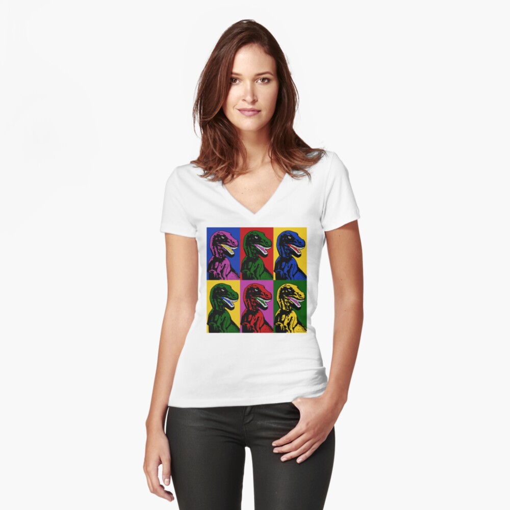 Item preview, Fitted V-Neck T-Shirt designed and sold by Tabner.