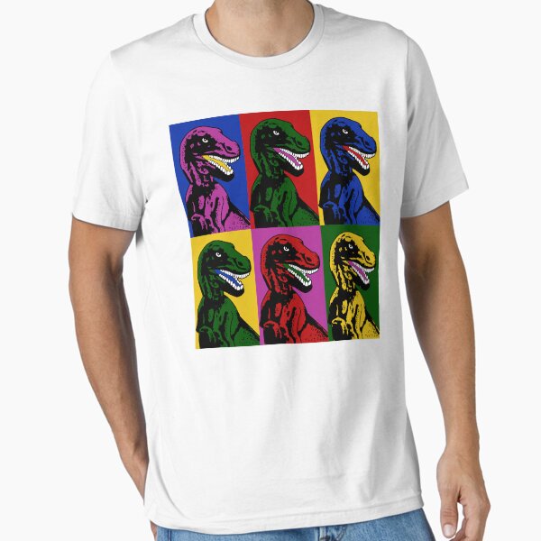 Vista previa del artículo con la obra «Dinosaur Pop Art», diseñado y vendido por Michael Brian.