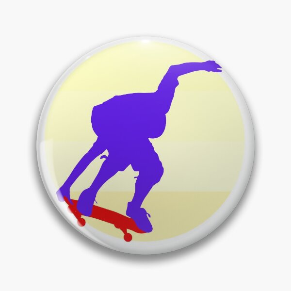 Item preview, Classic Sunset Shadow Skateboarder Nose Grab designed and sold by Samsdesignshop.