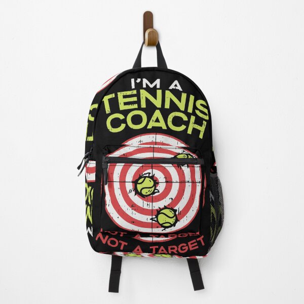 Item preview, I'm A Tennis Coach Not A Target designed and sold by Sandra78.