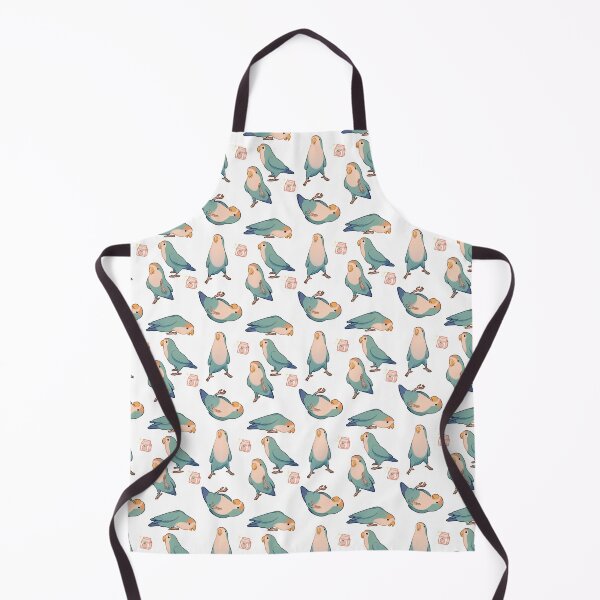 Item preview, Playful blue lovebirds designed and sold by beeper-art.