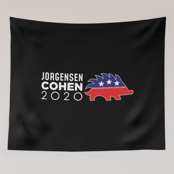 Item preview, Libertarian Porcupine Jo Jorgensen Cohen 2020 print designed and sold by jakehughes2015.
