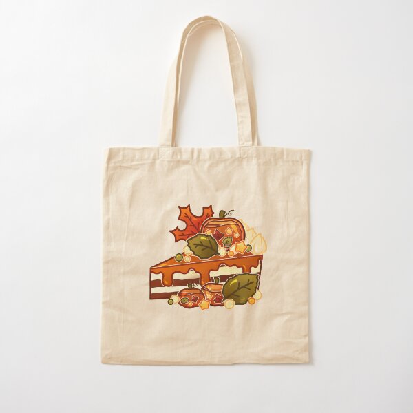 Autumn Spice Cake Slice Cotton Tote Bag