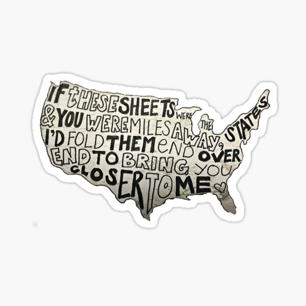 All Time Low - If Theses Sheets Were States Sticker