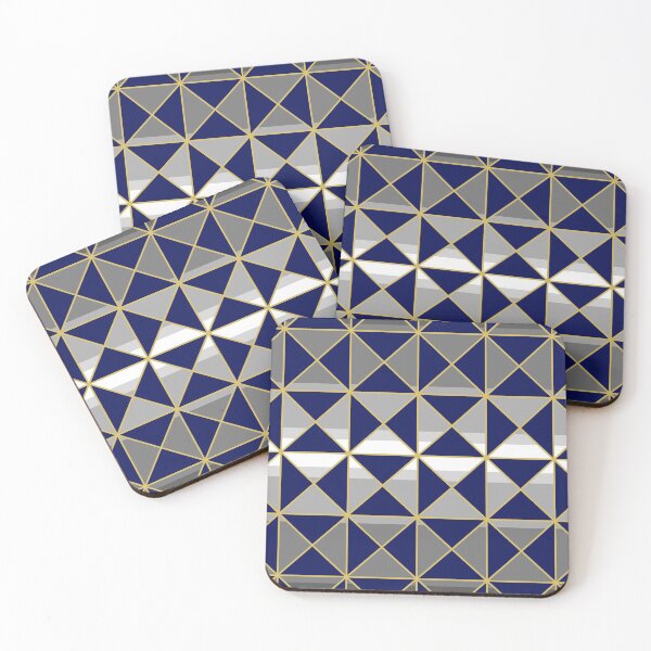Item preview,  Geometric Design in Blue and Gold designed and sold by Cy1982.