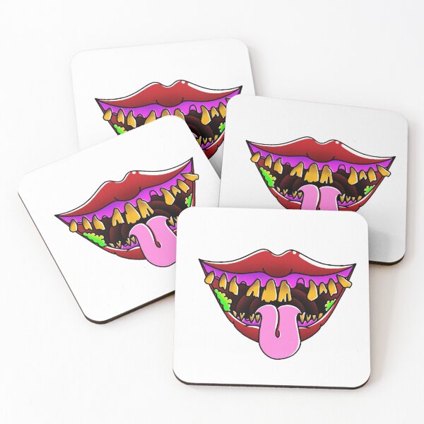 Item preview, Funny mouth, tongue and funny teeth design designed and sold by LPdesigns2020.