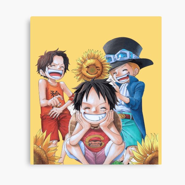 Ace Luffy Sabo Canvas Prints Redbubble