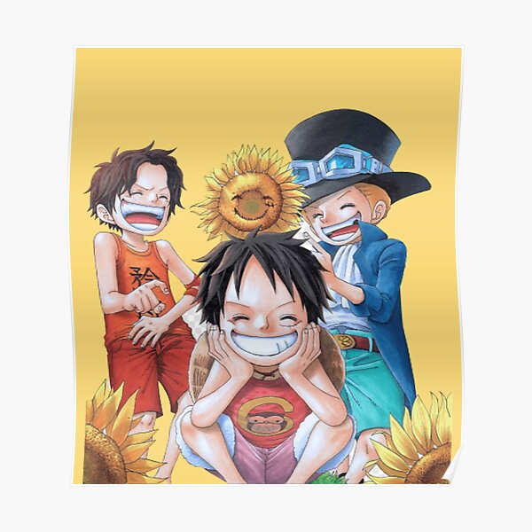 Ace Sabo Luffy Posters Redbubble