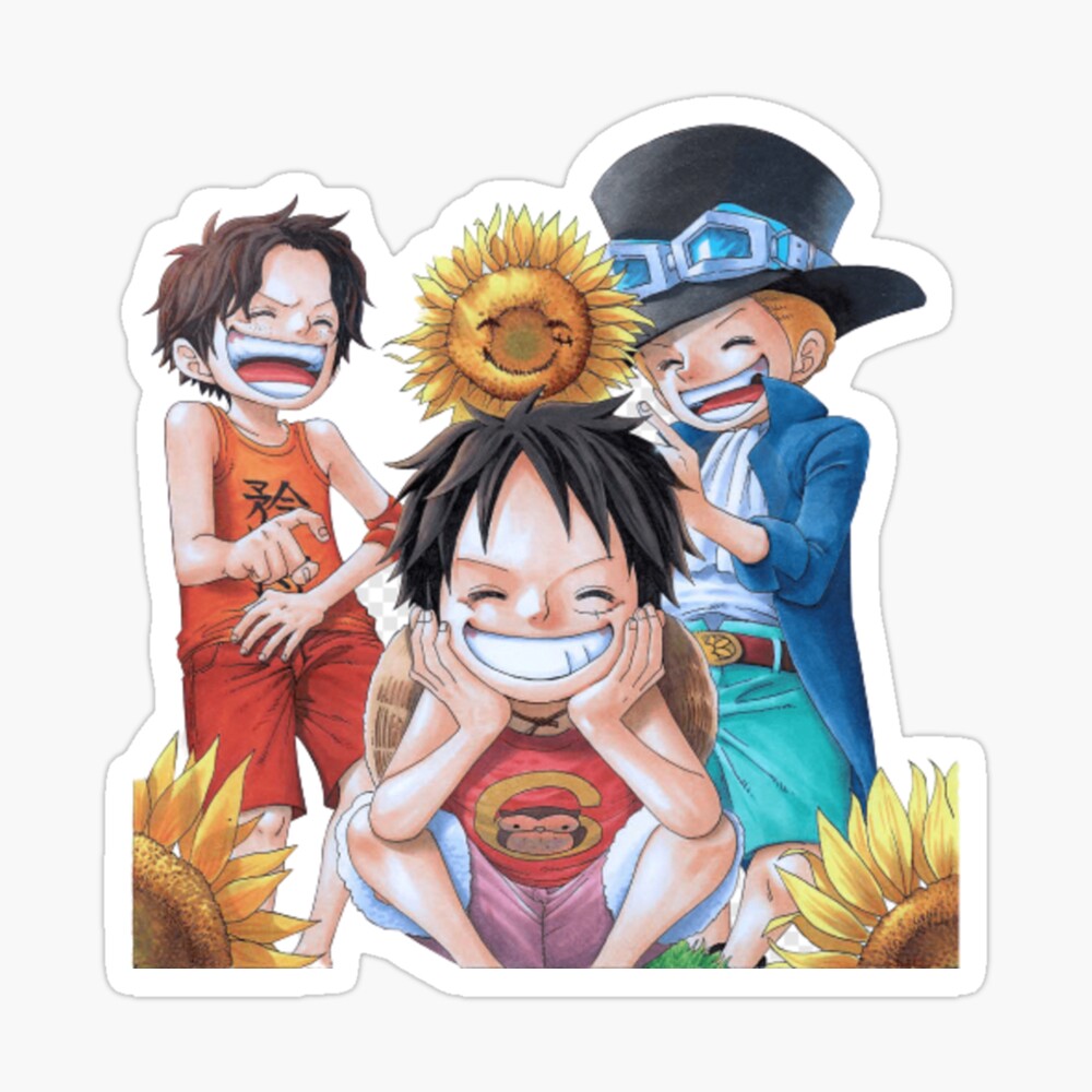 Luffy Ace Sabo One Piece 4 Poster By Allanimes Redbubble