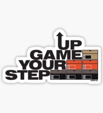 Step Your Game Up Sneakerhead by AiReal Apparel Sticker