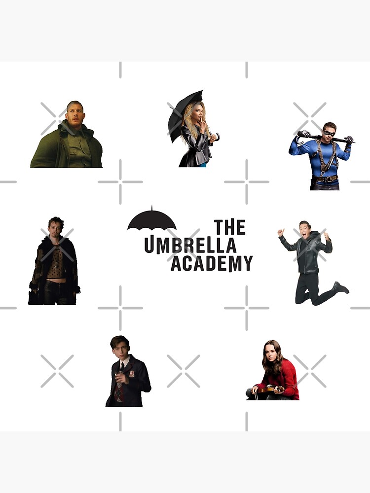 The Umbrella Academy Sticker Pack Photographic Print By Sxnnyhxnny Redbubble