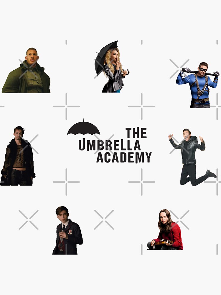 Pegatina Paquete De Pegatinas De The Umbrella Academy De Sxnnyhxnny Redbubble