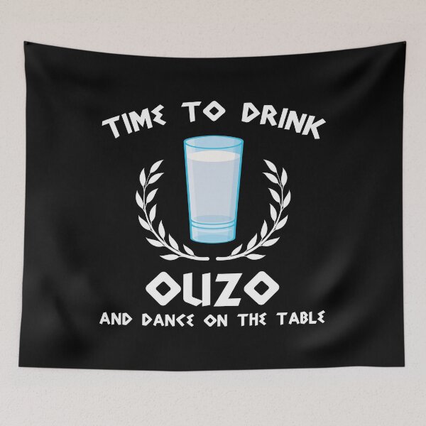 Item preview, Greek Pride Time to Drink Ouzo product designed and sold by jakehughes2015.