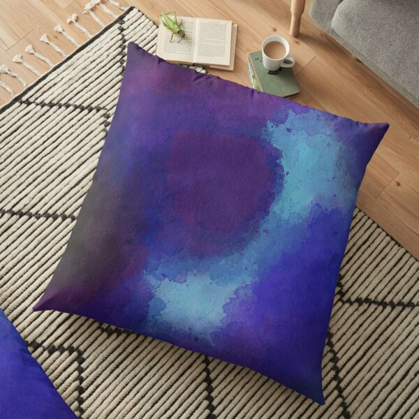 blue power Floor Pillow