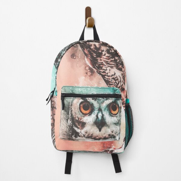 Item preview, Owl Abstract Watercolor Painting designed and sold by artworkbyrihen.