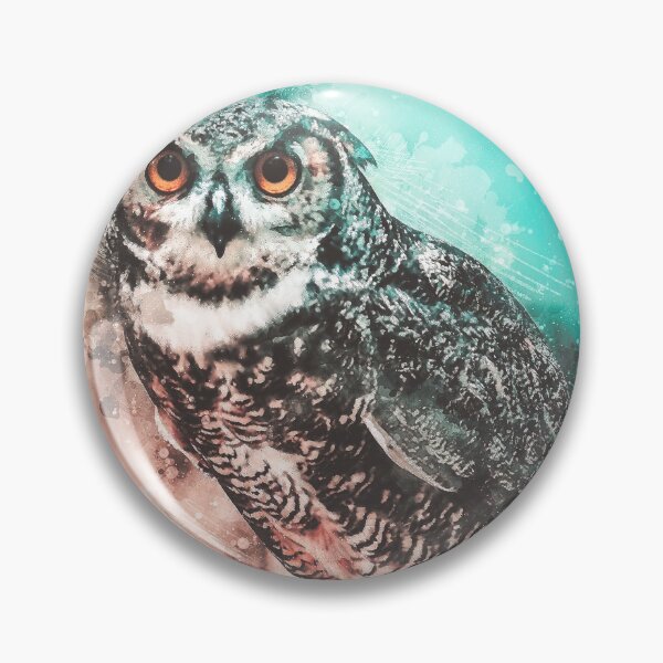 Item preview, Owl Abstract Watercolor Painting designed and sold by artworkbyrihen.