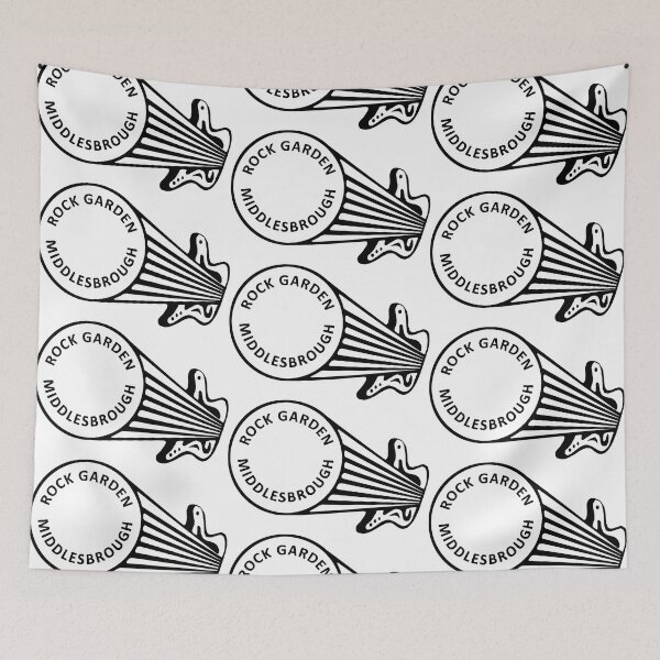Item preview, Rock Garden Reimagined Black Backstage Pass Middlesbrough designed and sold by Logo-A-GoGo.