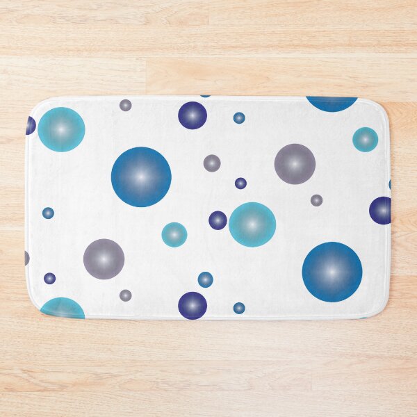 Item preview, Blue Bubble Pattern on White designed and sold by MoodyCarp.