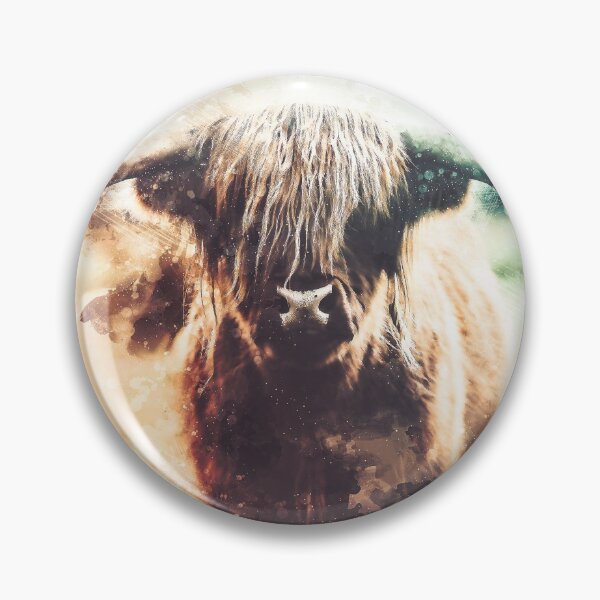 Item preview, Bison Abstract Watercolor Painting designed and sold by artworkbyrihen.