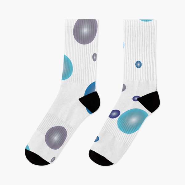 Item preview, Blue Bubble Pattern on White designed and sold by MoodyCarp.