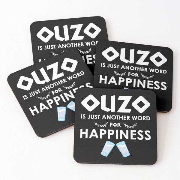 Item preview, Happiness Greek Pride Ouzo design designed and sold by jakehughes2015.