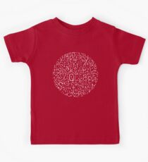 Chalkboard alphabet letters pattern Kids Tee