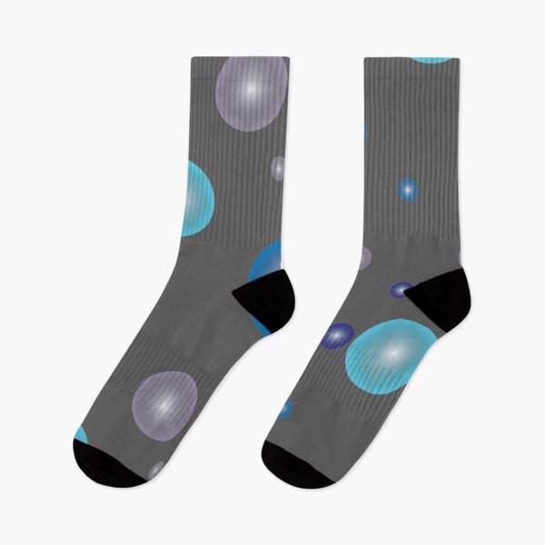 Item preview, Glowing Bubble Pattern on Grey designed and sold by MoodyCarp.