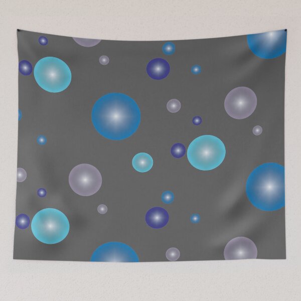 Item preview, Glowing Bubble Pattern on Grey designed and sold by MoodyCarp.