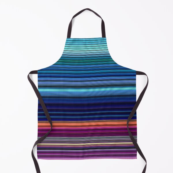 Item preview, Neon Blues Pink Silk Fine Stripes  designed and sold by KavimaCreatives.