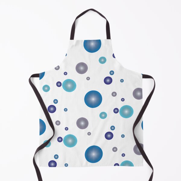 Item preview, Blue Bubble Pattern on White designed and sold by MoodyCarp.